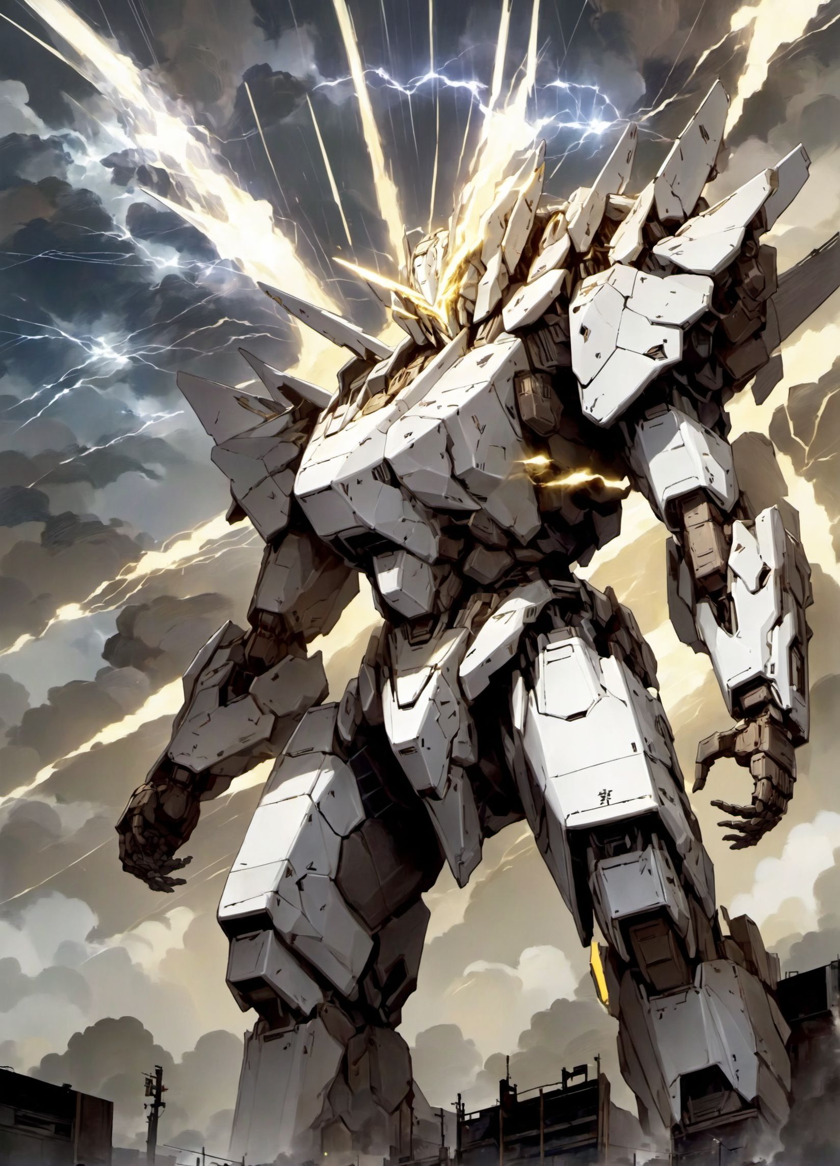 08394-2092939450-A giant mech wrapped in lightning, _lora_[XL]Mechatest_1_.jpg